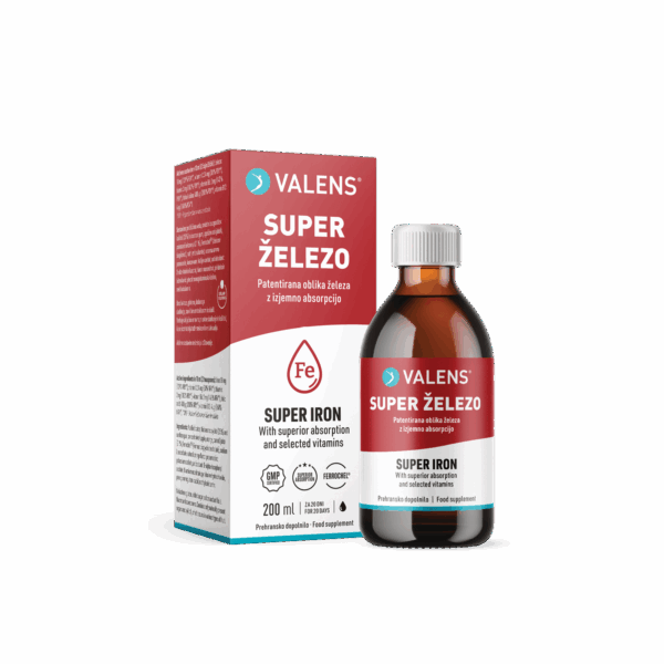 Valens Super železo tekočina, 200 ml Valens Super železo tekočina, 200 ml