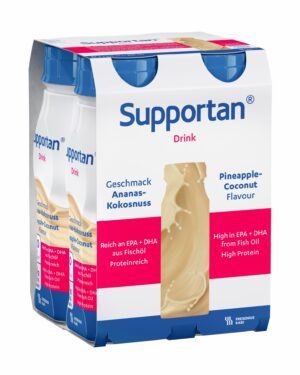 Supportan DRINK - okus ananas kokos, 4 x 200 ml