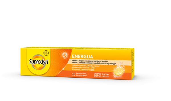 Supradyn Energija Q10, 15 šumečih tablet Supradyn Energija Q10, 15 šumečih tablet