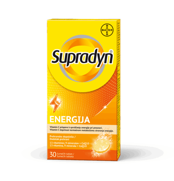 Supradyn Energija Q10, 30 šumečih tablet Supradyn Energija Q10, 30 šumečih tablet