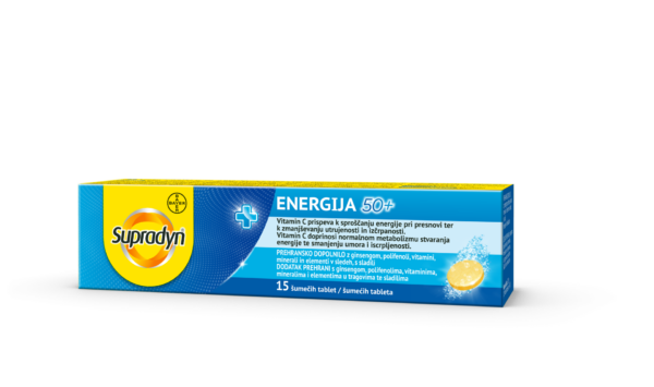 Supradyn energija 50+ šumeče tablete, 15 tablet Supradyn energija 50+ šumeče tablete, 15 tablet