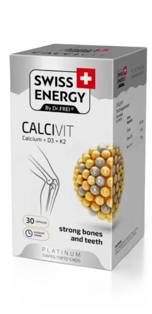 Swiss Energy Calcivit kapsule s podaljšanim sproščanjem, 30 kapsul