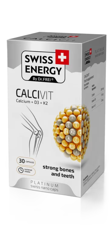 Swiss Energy Calcivit kapsule s podaljšanim sproščanjem, 30 kapsul Swiss Energy Calcivit kapsule s podaljšanim sproščanjem, 30 kapsul