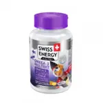Swiss Energy Medved pustolovec - Omega-3 Multivit mehki bonboni za otroke, 60 bonbonov