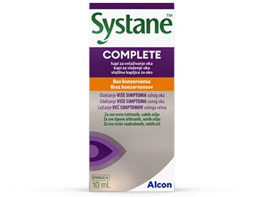 Systane Complete vlažilne kapljice za oko brez konzervansov, 10 ml Systane Complete vlažilne kapljice za oko brez konzervansov, 10 ml