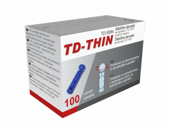 TD-Thin lancete za TD-Thin prožilno napravo, 100 lancet TD-Thin lancete za TD-Thin prožilno napravo, 100 lancet
