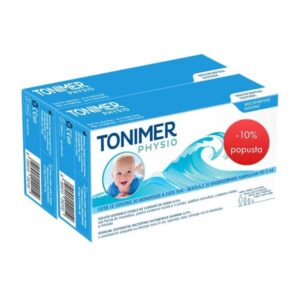 Tonimer Physio enodozirne ampule s fiziološko raztopino, 2 x (20 x 5 ml)