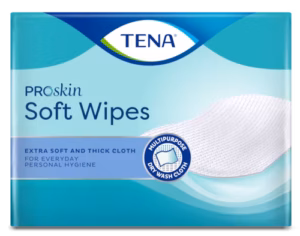 Tena Proskin Soft Wipes suhe krpice (19 x 30 cm), 135 krpic