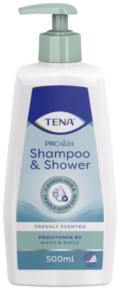 Tena Proskin Shampoo&Shower šampon in gel za prhanje, 500 ml