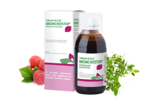Timijan in slez Bronchostop peroralna raztopina, 150 ml