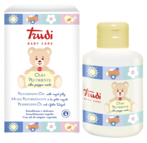 Trudi Baby Care hranilno olje z matičnim mlečkom in oljem sladkega mandlja, 150 ml