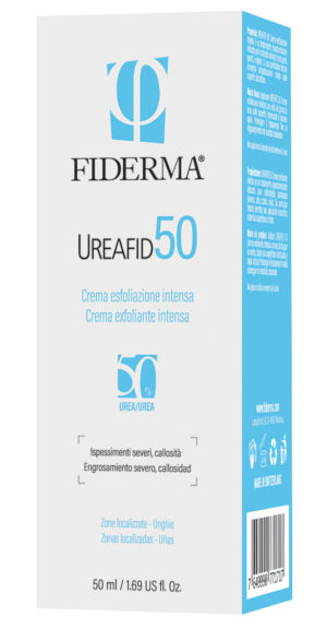 Fiderma Ureafid 50 intenzivna krema z ureo za močno zadebeljeno kožo, 50 ml
