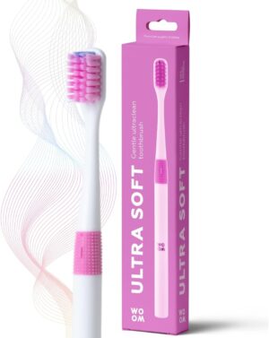 Woom zobna ščetka Ultra Soft roza, 1 ščetka