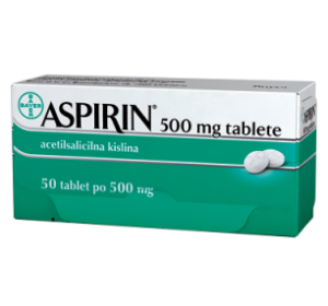 Aspirin 500 mg tablete, 50 tablet