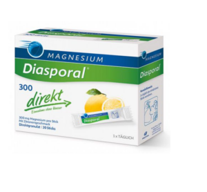 Magnesium-Diasporal 300 Direkt granule za direktno zaužitje, 20 vrečk