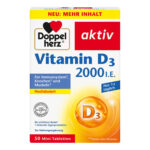 Doppelherz Aktiv Vitamin D 2.000 I.E. tablete, 50 tablet