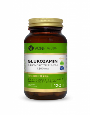 VonPharma Glukozamin in hondroitin z MSM 1300 mg tablete, 120 tablet