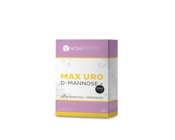 VonPharma Max Uro D-Manoza+ vrečke, 10 vrečk