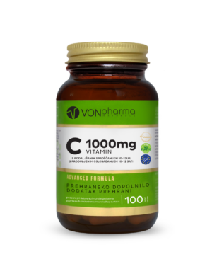 VonPharma Vitamin C 1000 mg tablete s podaljšanim sproščanjem, 100 tablet