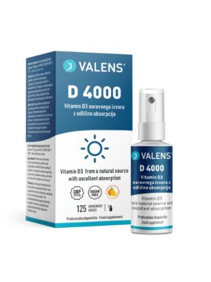 Valens D 4000 ustno pršilo, 25 ml Valens D 4000 ustno pršilo, 25 ml