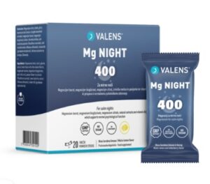 Valens Mg Night vrečke, 20 vrečk