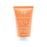 Vichy Capital Soleil nevidno vlažilno mleko za obraz in telo ZF 50+, 150 ml Vichy Capital Soleil nevidno vlažilno mleko za obraz in telo ZF 50+, 150 ml
