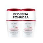 Vichy Clinical Control Dezodorant detranspirant proti neprijetnemu vonju (96 h) roll-on, 2 x 50 ml Vichy Clinical Control Dezodorant detranspirant proti neprijetnemu vonju (96 h) roll-on, 2 x 50 ml