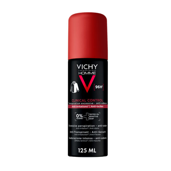 Vichy Deo Homme Clinical Control dezodorant antiperspirant proti potenju 96h sprej, 125 ml Vichy Deo Homme Clinical Control dezodorant antiperspirant proti potenju 96h sprej, 125 ml