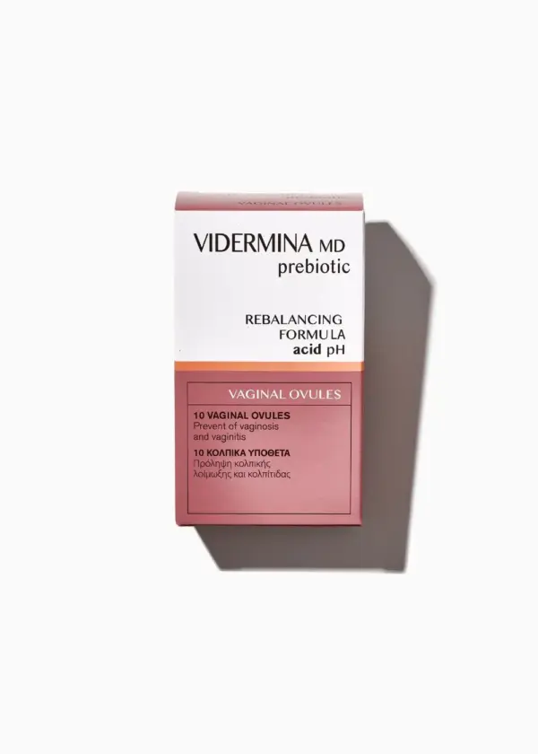 Vidermina Prebiotic vaginalne globule, 10 globul Vidermina Prebiotic vaginalne globule, 10 globul