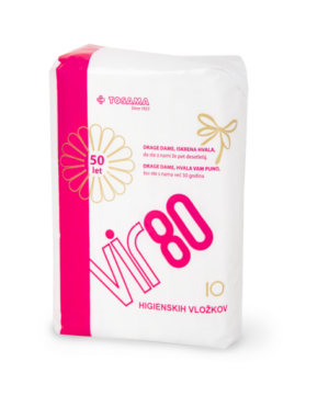 Vir 80 higienski vložki, 10 vložkov