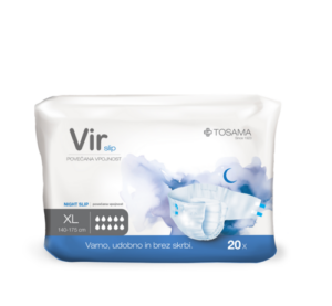 Vir Slip Night Extra Large nočna hlačna predloga, 20 predlog