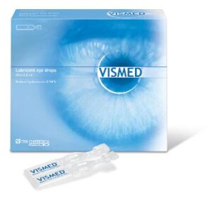 Vismed enoodmerne kapljice za oči, 20 x 0,3 ml