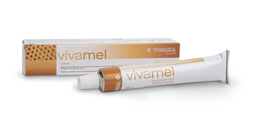 Vivamel medicinski kostanjev med v tubi sterilen, 50 g Vivamel medicinski kostanjev med v tubi sterilen, 50 g