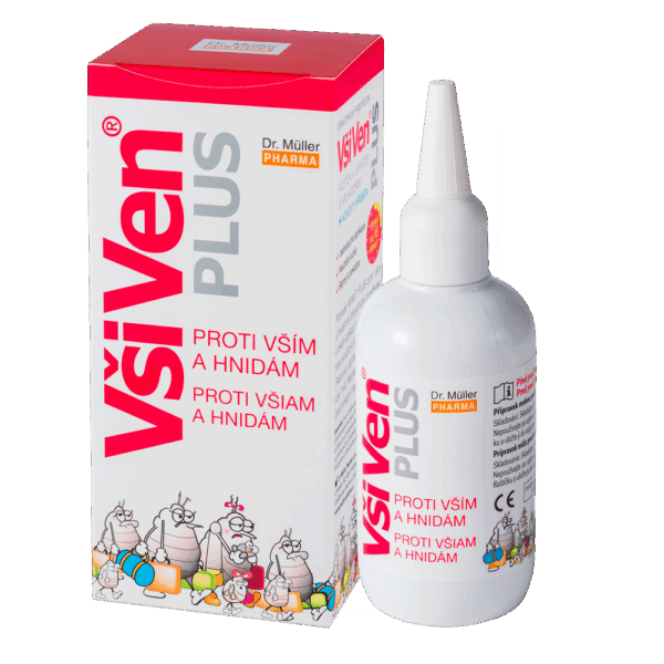 VšiVen PLUS za odstranjevanje naglavnih uši in gnid (120 ml + glavnik) VšiVen PLUS za odstranjevanje naglavnih uši in gnid (120 ml + glavnik)
