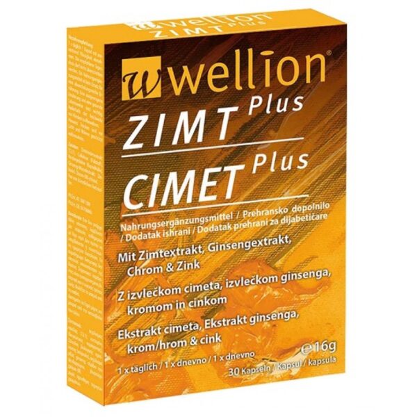 Wellion Cimet Plus kapsule, 30 kapsul Wellion Cimet Plus kapsule, 30 kapsul