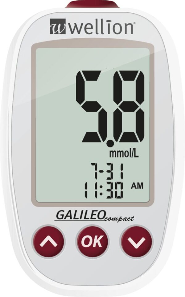 Wellion Galileo Compact merilnik glukoze v krvi – začetni komplet