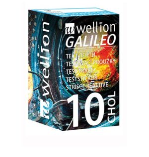 Wellion Galileo merilni lističi za holesterol, 10 lističev
