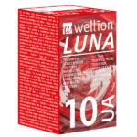 Wellion Luna merilni lističi za merjenje sečne kisline v krvi, 10 lističev Wellion Luna merilni lističi za merjenje sečne kisline v krvi, 10 lističev