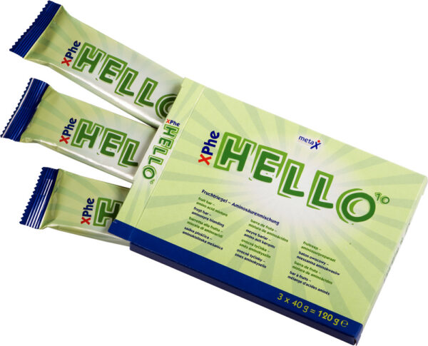 XPhe Hello sadna ploščica z okusom borovnice 40 g, 30 ploščic