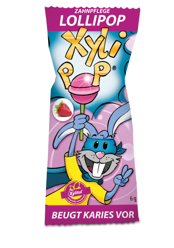 XyliPOP Lizika za preventivo in zobno nego – JAGODA, 25 lizik XyliPOP Lizika za preventivo in zobno nego – JAGODA, 25 lizik