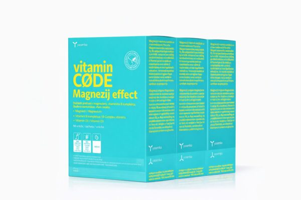 Yasenka Vitamin Code Magnezij Effect 375 mg vrečke, 3 x 20 vrečk Yasenka Vitamin Code Magnezij Effect 375 mg vrečke, 3 x 20 vrečk