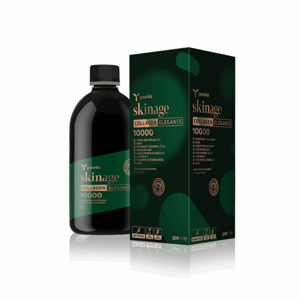 Yasenka SkinAge Collagen Elegance 10000 tekočina, 500 ml Yasenka SkinAge Collagen Elegance 10000 tekočina, 500 ml