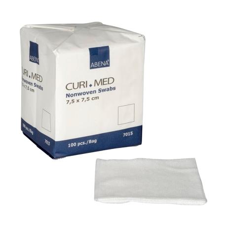 Curi-Med zloženci iz netkanega materiala nesterilni (7,5 x 7,5 cm), 100 zložencev Curi-Med zloženci iz netkanega materiala nesterilni (7,5 x 7,5 cm), 100 zložencev
