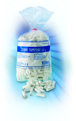 Zobni tamponi, 4 x 250 g, 1 paket