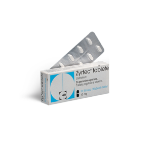 Zyrtec 10 mg filmsko obložene tablete, 10 tablet