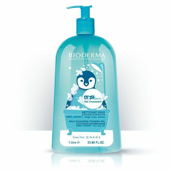 Bioderma ABCDerm nežen čistilni gel za obraz, telo in lase, 1000 ml Bioderma ABCDerm nežen čistilni gel za obraz, telo in lase, 1000 ml