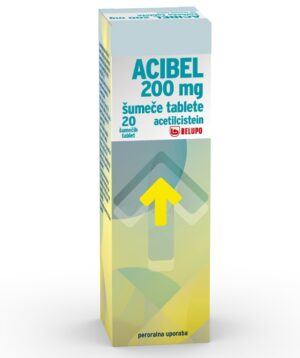 Acibel 200 mg šumeče tablete, 20 šumečih tablet
