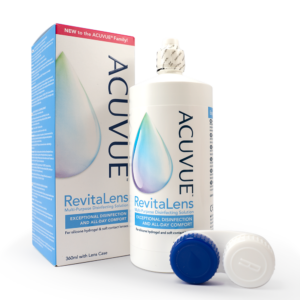 Acuvue RevitaLens Večnamenska razkuževalna raztopina za mehke kontaktne leče, 360 ml
