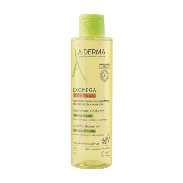 A-Derma Exomega Control emolientno čistilno olje za prhanje, 200 ml A-Derma Exomega Control emolientno čistilno olje za prhanje, 200 ml