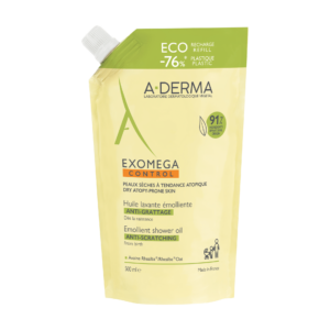 A-Derma Exomega Control emolientno čistilno olje za prhanje - refill, 500 ml